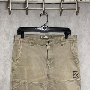 Arborwear Pants Men 32x30 Beige Cedar Flex Tree Climbers Double Knee Workwear